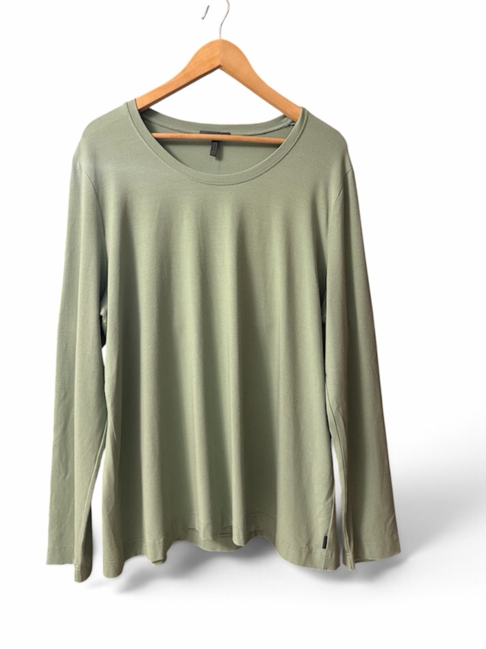 OSKA Size 5 (14/16) Sage Green Long Sleeve Relaxed Oversized Top NWT